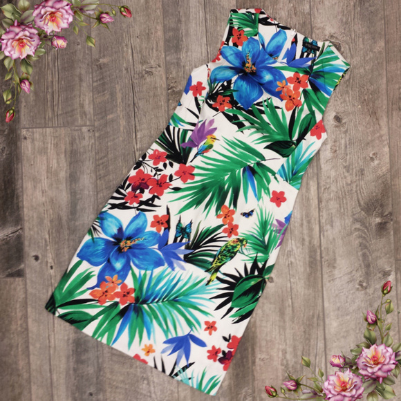 Etcetera Dresses & Skirts - MAKE AN OFFER ;) FABULOUS TROPICAL BIRDS DRESS